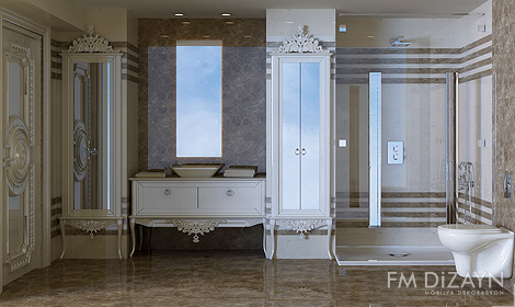 Banyo Dekorasyon Uygulaması / Bademli